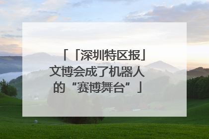 「深圳特区报」文博会成了机器人的“赛博舞台”