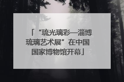 “琉光璃彩—淄博琉璃艺术展”在中国国家博物馆开幕