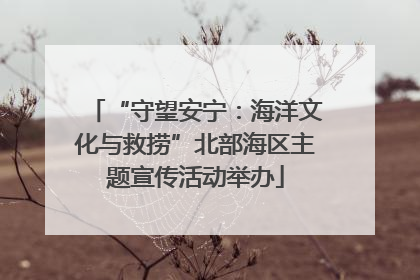 “守望安宁：海洋文化与救捞”北部海区主题宣传活动举办