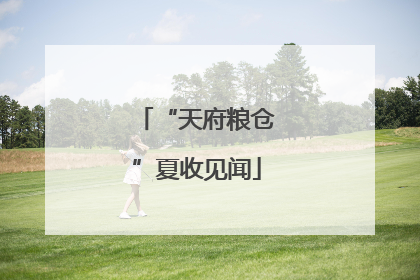 “天府粮仓”夏收见闻