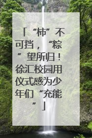 “柿”不可挡，“粽”望所归！徐汇校园用仪式感为少年们“充能”