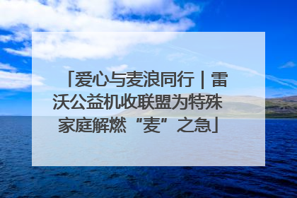 爱心与麦浪同行｜雷沃公益机收联盟为特殊家庭解燃“麦”之急