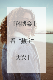 科博会上看“数字”大兴