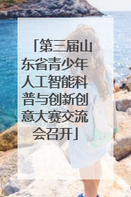 第三届山东省青少年人工智能科普与创新创意大赛交流会召开