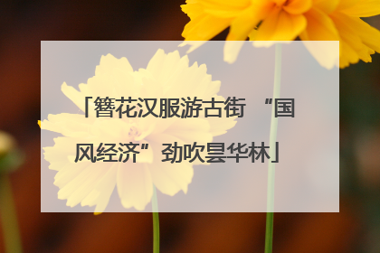 簪花汉服游古街 “国风经济”劲吹昙华林
