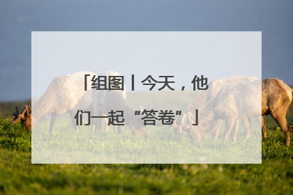 组图丨今天，他们一起“答卷”