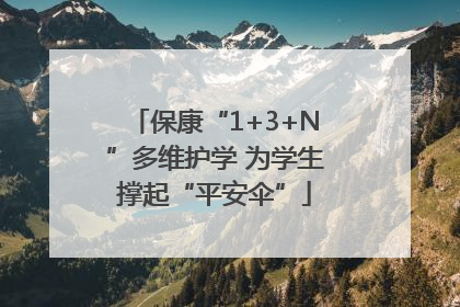 保康“1+3+N”多维护学 为学生撑起“平安伞”