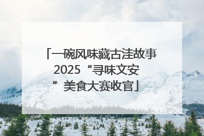 一碗风味藏古洼故事 2025“寻味文安”美食大赛收官