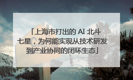 上海市打出的 AI 北斗七星，为何能实现从技术研发到产业协同的闭环生态
