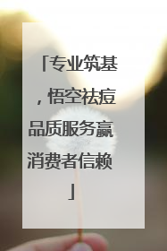 专业筑基，悟空祛痘品质服务赢消费者信赖