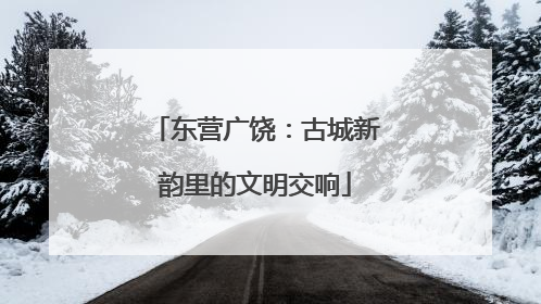 东营广饶：古城新韵里的文明交响
