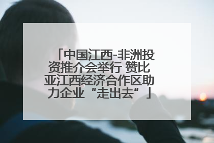 中国江西-非洲投资推介会举行 赞比亚江西经济合作区助力企业“走出去”