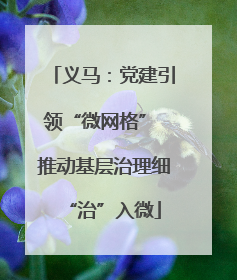 义马：党建引领“微网格” 推动基层治理细“治”入微