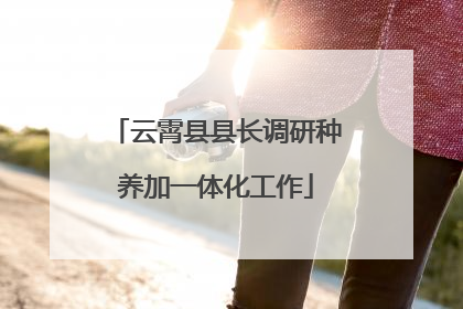 云霄县县长调研种养加一体化工作