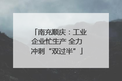 南充顺庆：工业企业忙生产 全力冲刺“双过半”