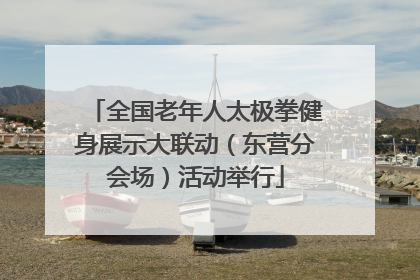 全国老年人太极拳健身展示大联动（东营分会场）活动举行