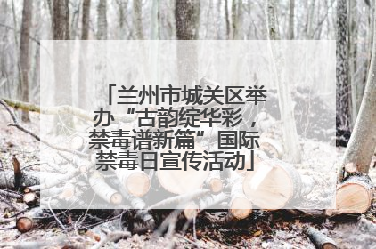 兰州市城关区举办“古韵绽华彩，禁毒谱新篇”国际禁毒日宣传活动