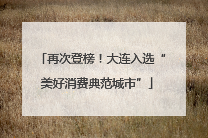 再次登榜！大连入选“美好消费典范城市”