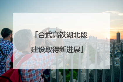 合武高铁湖北段建设取得新进展