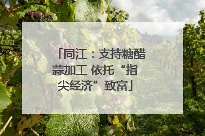 同江：支持糖醋蒜加工 依托“指尖经济”致富