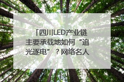 四川LED产业链主要承载地如何“追光逐电”？网络名人走进攀枝花找答案｜网络名人四川行