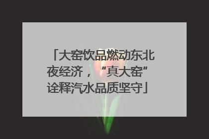 大窑饮品燃动东北夜经济，“真大窑”诠释汽水品质坚守