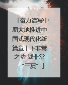 奋力谱写中原大地推进中国式现代化新篇章丨下非常之功 战非常“三夏”