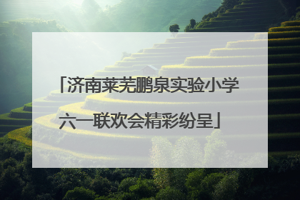 济南莱芜鹏泉实验小学六一联欢会精彩纷呈