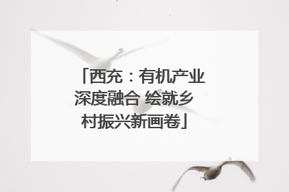 西充：有机产业深度融合 绘就乡村振兴新画卷