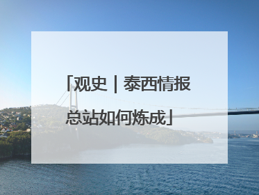 观史｜泰西情报总站如何炼成