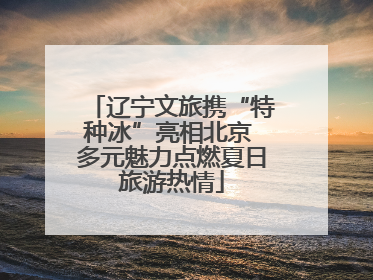 辽宁文旅携“特种冰”亮相北京 多元魅力点燃夏日旅游热情