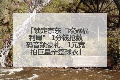 锁定京东“欧冠福利局” 1分钱抢数码音频豪礼、1元竞拍巨星亲签球衣