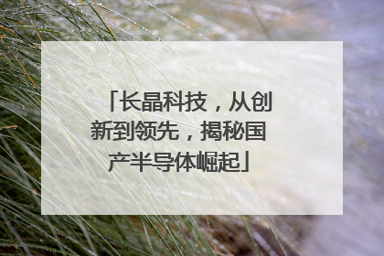 长晶科技，从创新到领先，揭秘国产半导体崛起