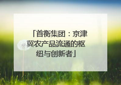 首衡集团：京津冀农产品流通的枢纽与创新者