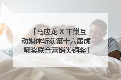 马应龙 X 丰巢互动媒体斩获第十六届虎啸奖联合营销类铜奖
