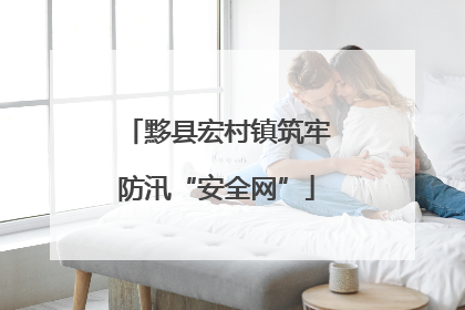 黟县宏村镇筑牢防汛“安全网”
