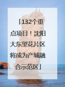 132个重点项目！沈阳大东望花片区将成为产城融合示范区