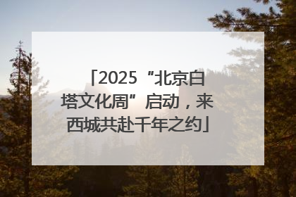 2025“北京白塔文化周”启动，来西城共赴千年之约