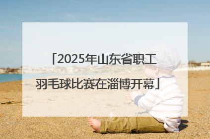 2025年山东省职工羽毛球比赛在淄博开幕
