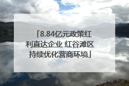 8.84亿元政策红利直达企业 红谷滩区持续优化营商环境